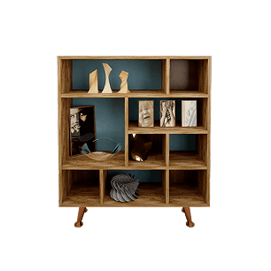 Wooden Shelf for Decor Elements